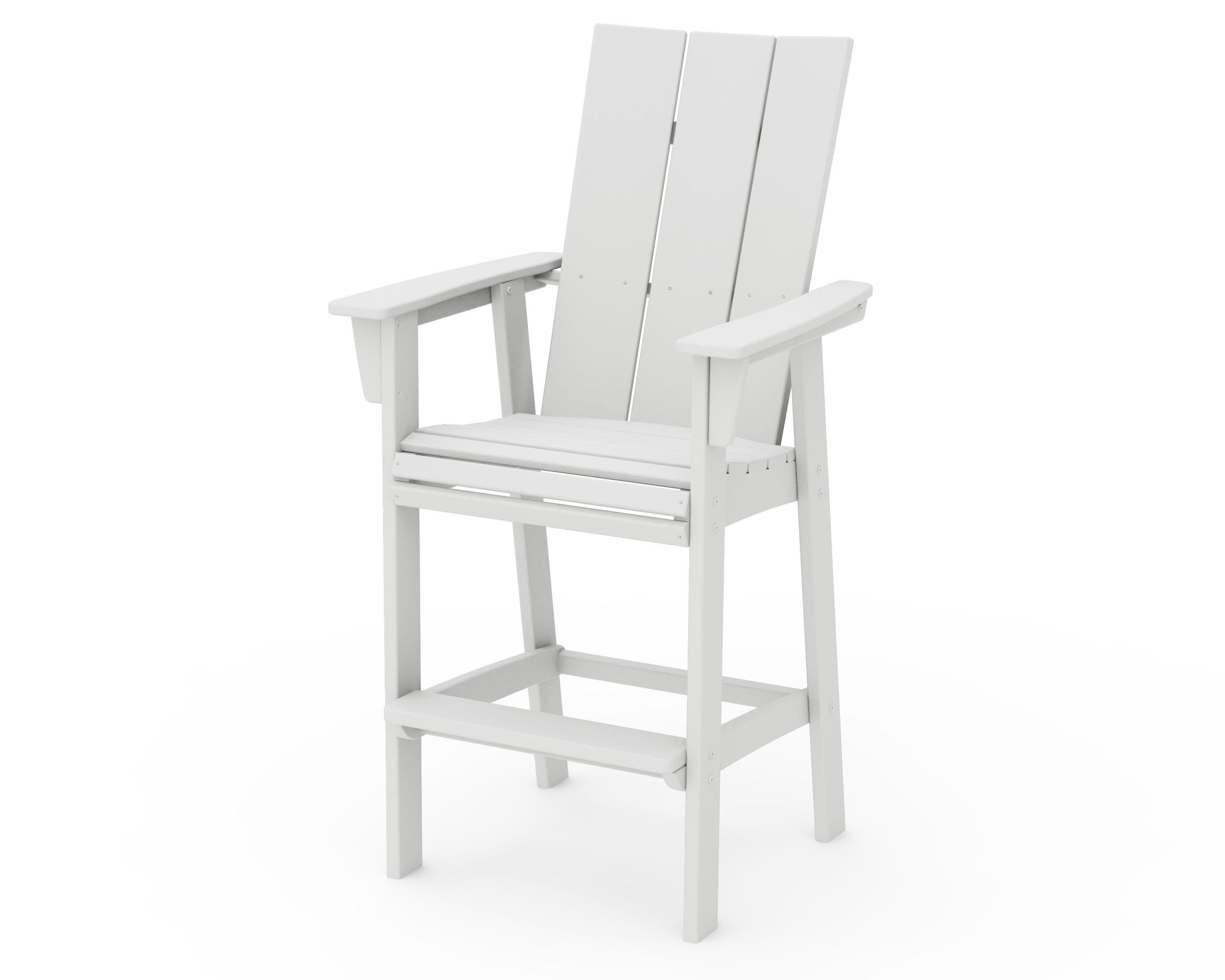 POLYWOOD Modern Curveback Adirondack Bar Chair