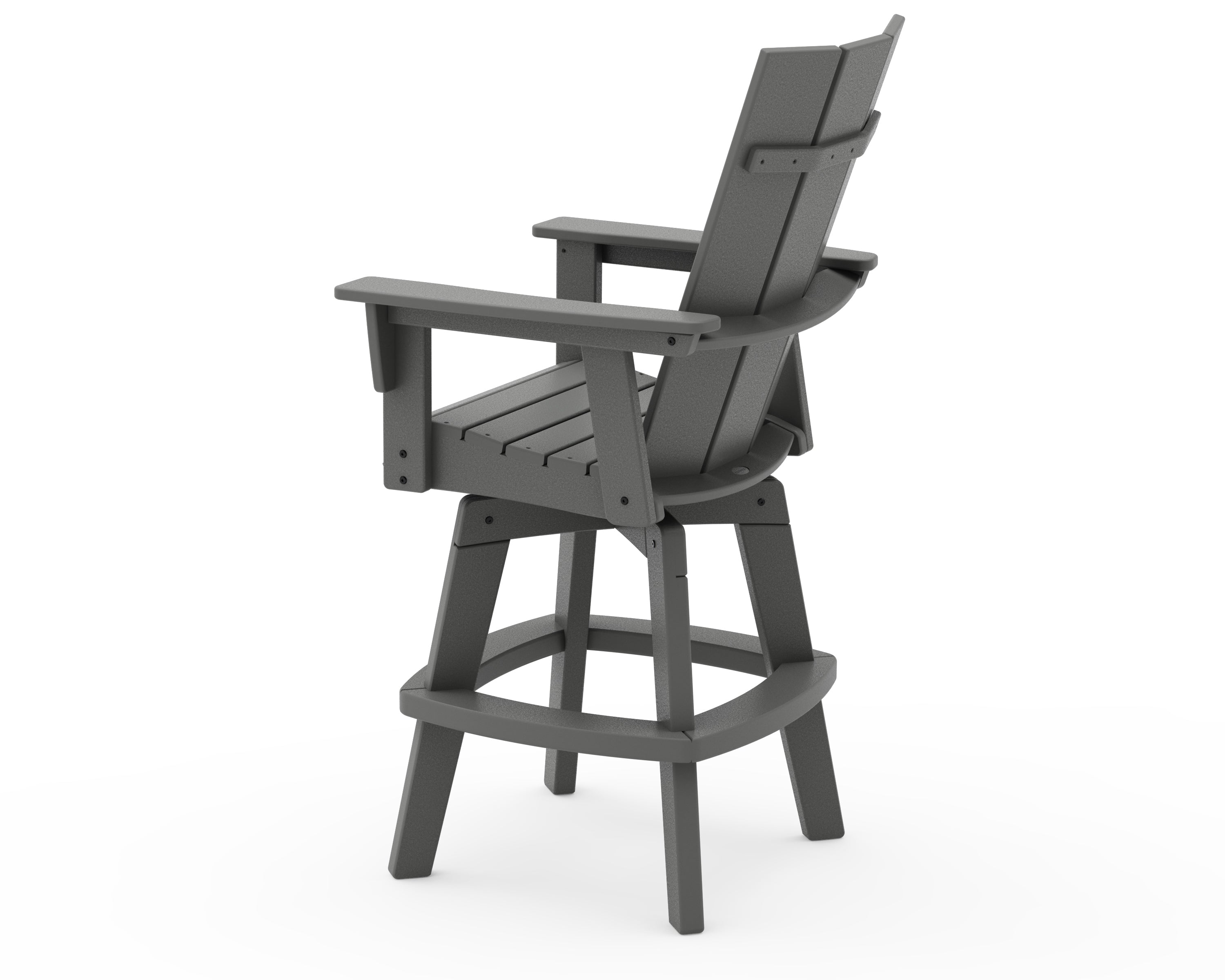 ポーランドNowy Styl　クラウディオ・ベリーニ「コンベルサ」スタックチェア POLYWOOD Modern Curveback Adirondack Swivel Bar Chair - Casual