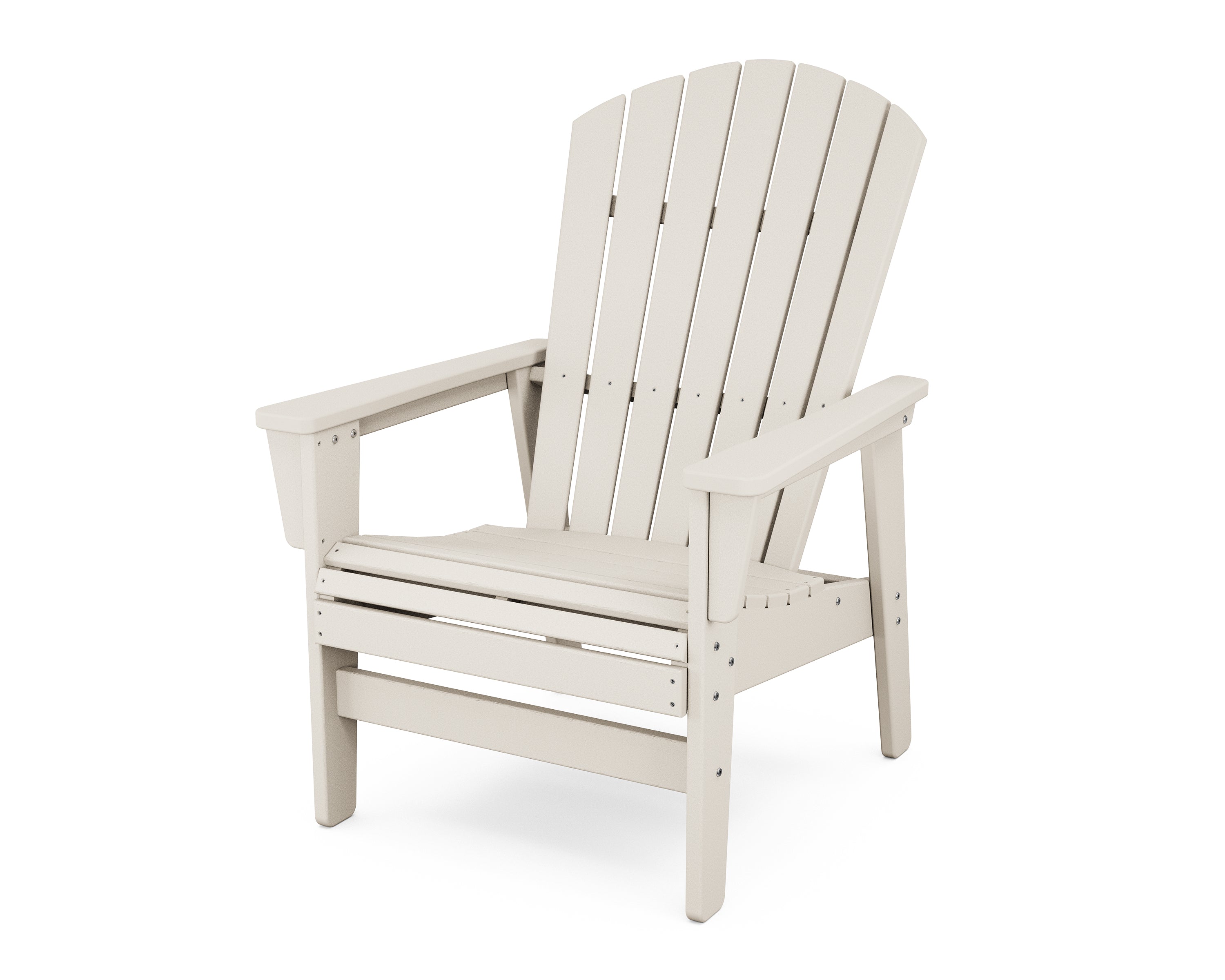 POLYWOOD Nautical Grand Upright Adirondack Chair