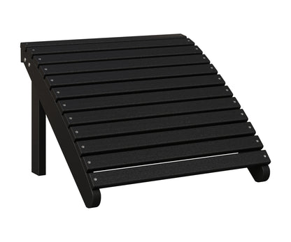 Berlin Gardens Adirondack Footstool in Black