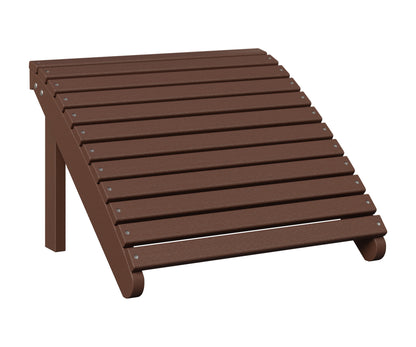 Berlin Gardens Adirondack Footstool in Chocolate Brown