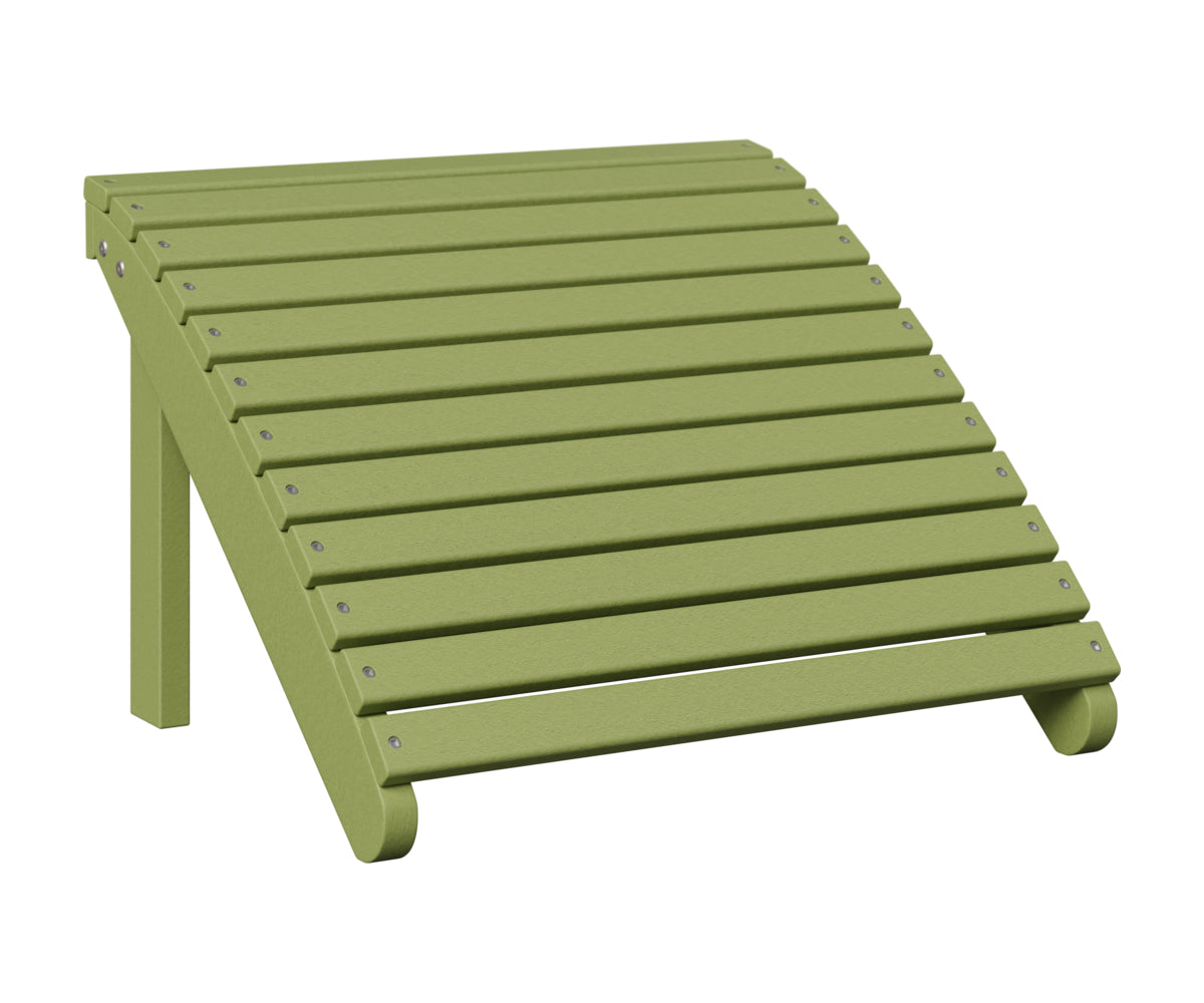 Berlin Gardens Adirondack Footstool in Kiwi Green