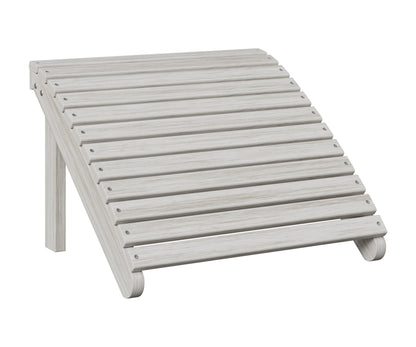 Berlin Gardens Adirondack Footstool in Seashell