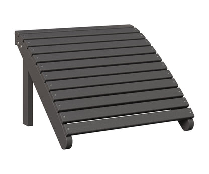 Berlin Gardens Adirondack Footstool in Smoke Gray