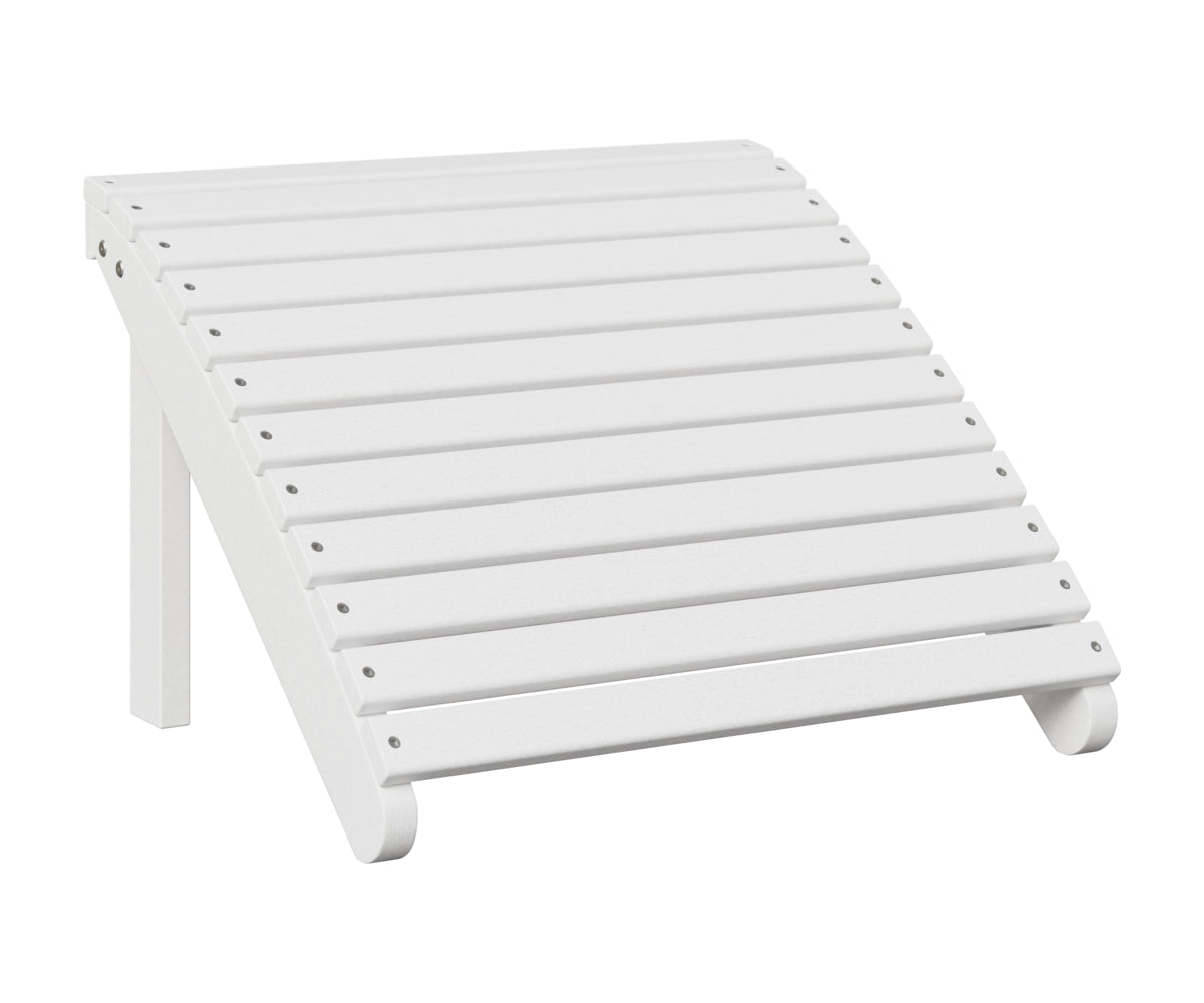 Berlin Gardens Adirondack Footstool in White