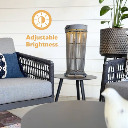 Lane Teak Floor Standing Lamp with Base