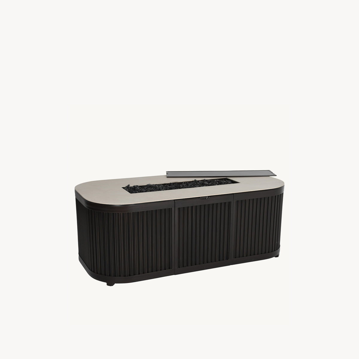 Castelle Samara Rectangular Firepit Coffee Table