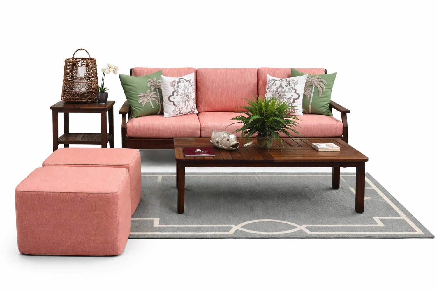 Jensen Outdoor Opal Deep Seating Patio Furniture Set