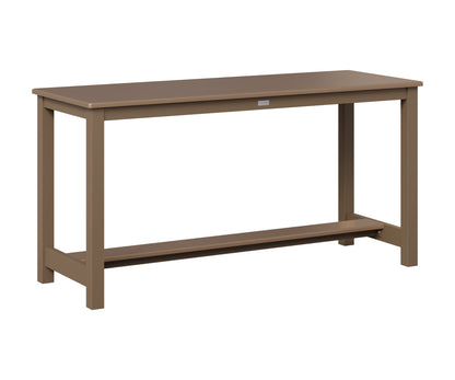 Berlin Gardens Balcony Table with Aluminum Base in Clay, Hammered Bronze top