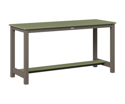 Berlin Gardens Balcony Table with Aluminum Base in Graphite, Sage top