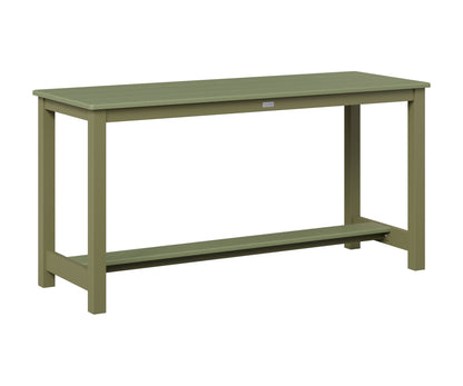 Berlin Gardens Balcony Table with Aluminum Base in Green Sage, Sage top