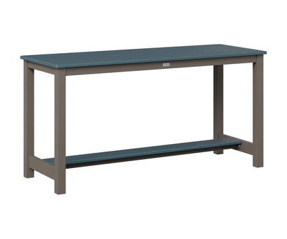Berlin Gardens Balcony Table with Aluminum Base in Graphite, Slate top