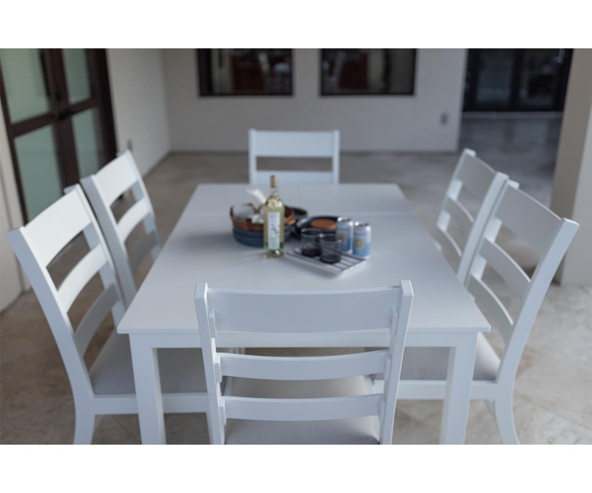 Berlin Gardens Berkley Expandable Table 42"x42", lifestyle photo 2