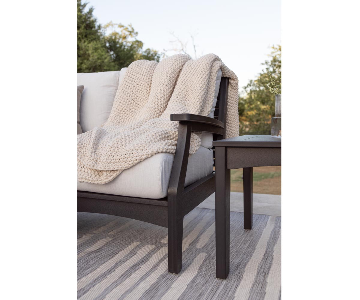 Berlin Gardens Classic Terrace Left Arm Chaise Lounge, lifestyle photo 2