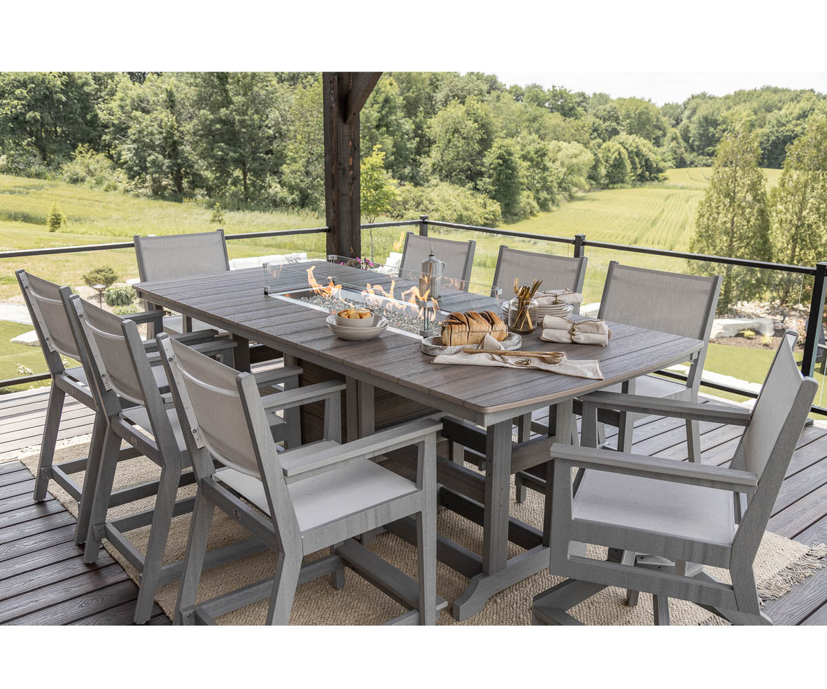 Berlin Gardens Garden Classic 44" x 72" Rectangular Table, lifestyle photo 3