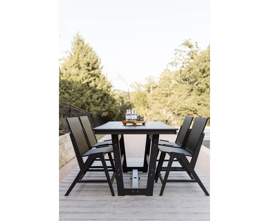 Berlin Gardens Hudson 40" x 70" Rectangle Table, lifestyle photo 1