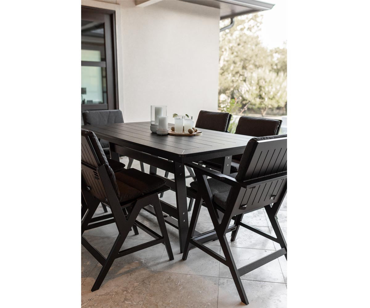Berlin Gardens Hudson 40" x 70" Rectangle Table, lifestyle photo 3