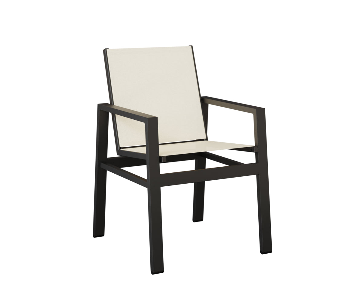 Berlin Gardens Vida Sling Dining Chair in Black