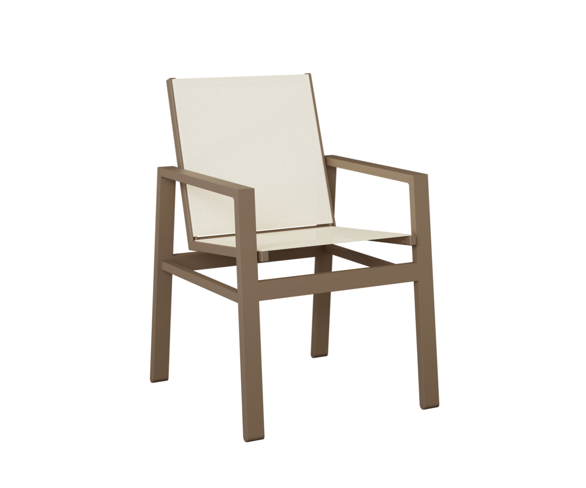 Berlin Gardens Vida Sling Dining Chair in Clay