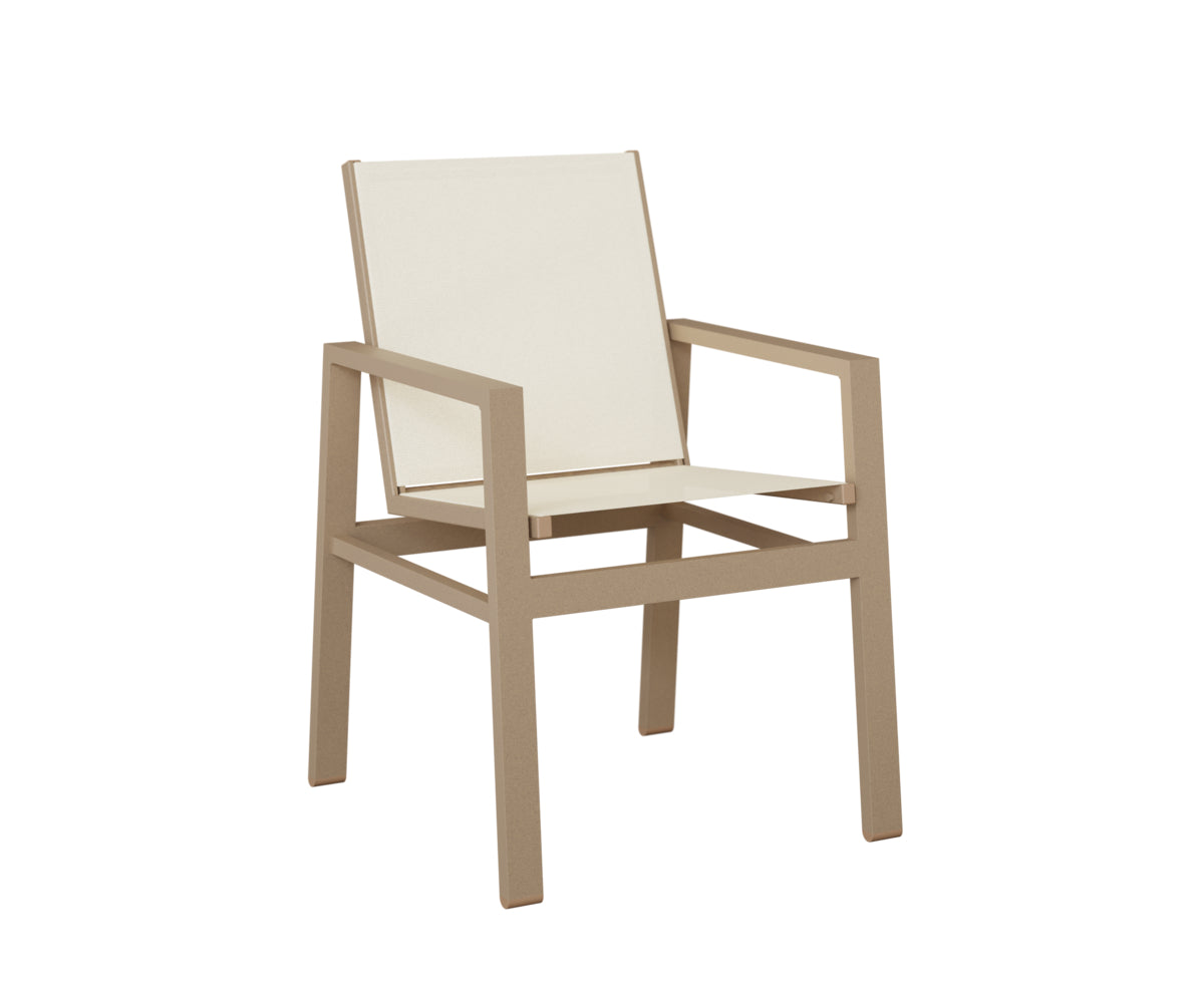 Berlin Gardens Vida Sling Dining Chair in Oak Wood Vein