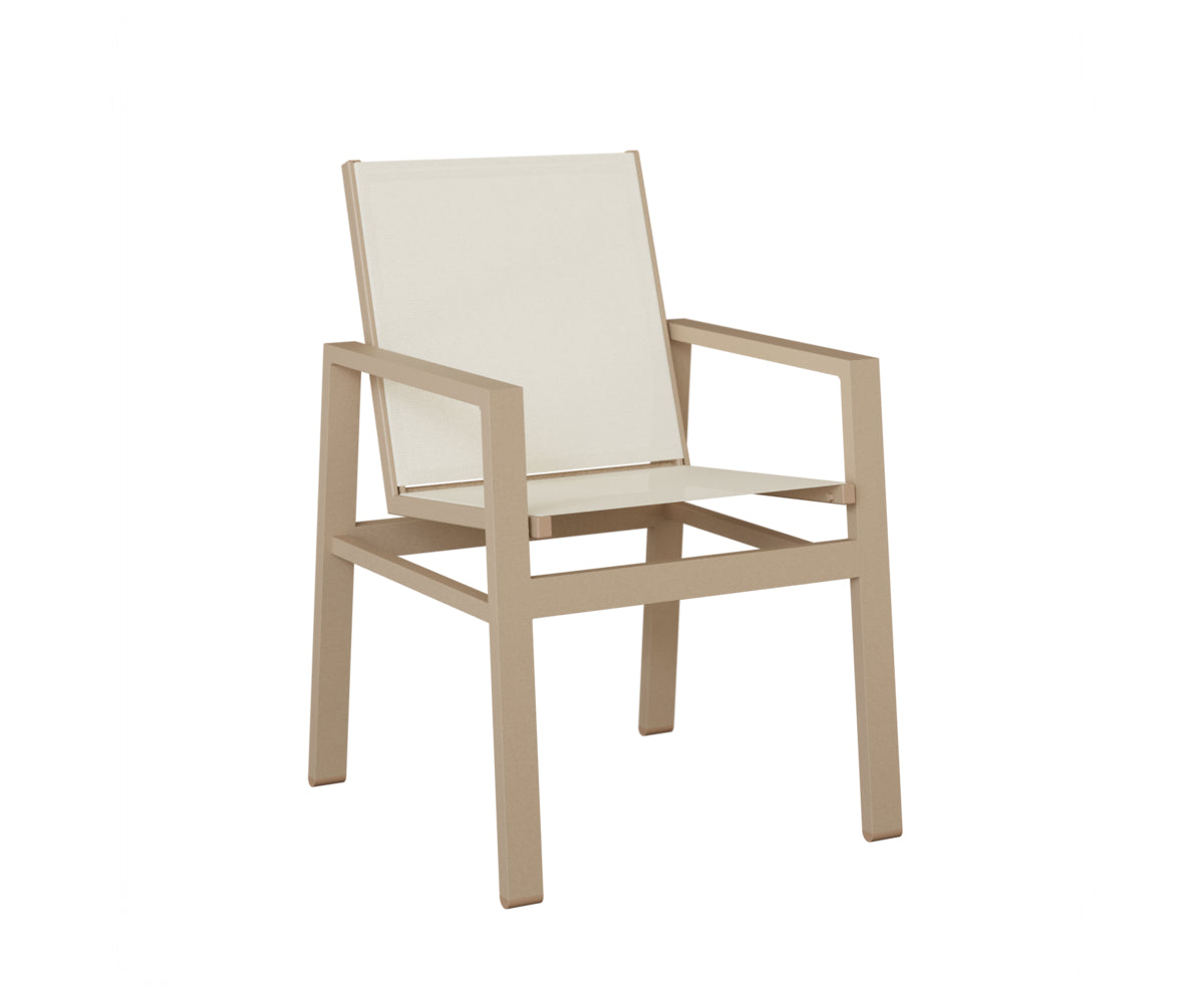 Berlin Gardens Vida Sling Dining Chair in Sahara Speckle