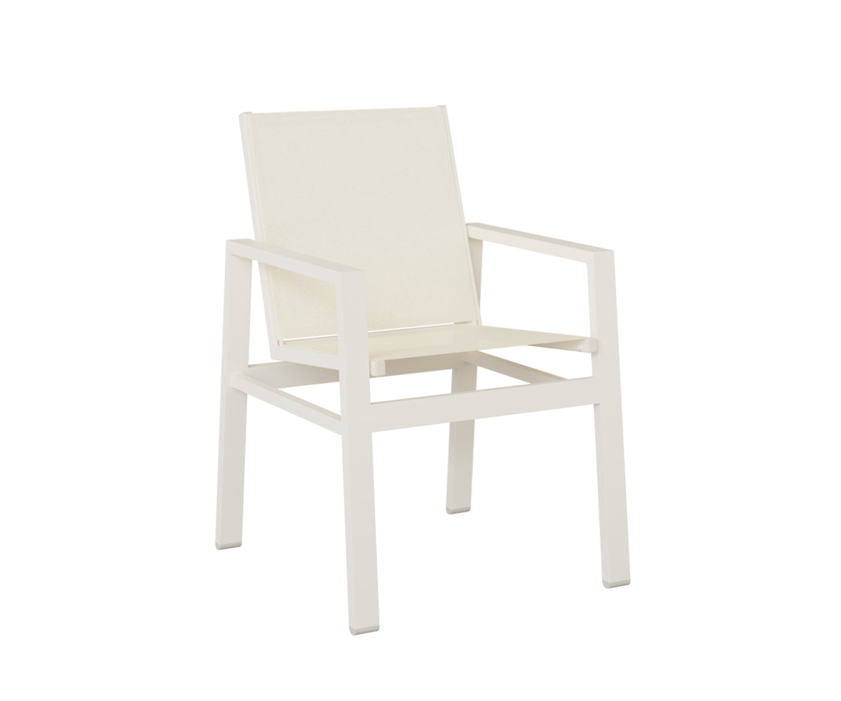 Berlin Gardens Vida Sling Dining Chair in White