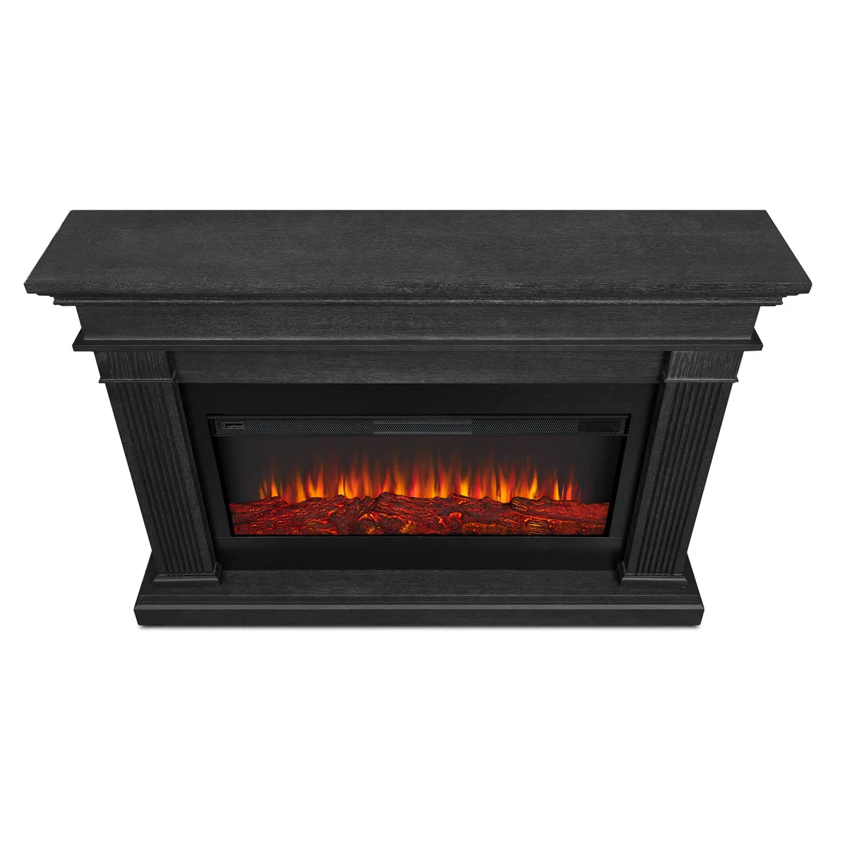 Beau Landscape Gray Electric Fireplace