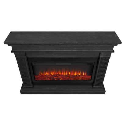 Beau Landscape Gray Electric Fireplace