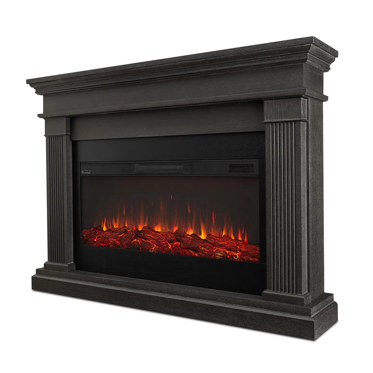 Beau Landscape Gray Electric Fireplace