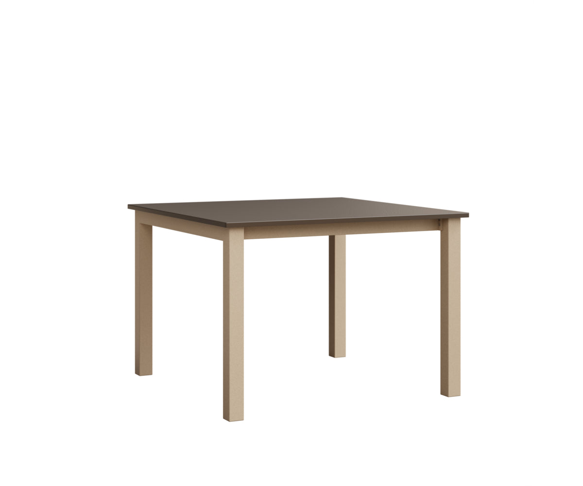 Berlin Gardens Berkley Expandable Table 42"x42" in Luna Multi, Hammered Bronze top