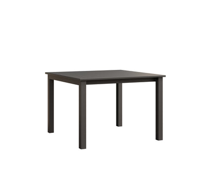 Berlin Gardens Berkley Expandable Table 42"x42" in Granite Speckle, Hammered Stainless top