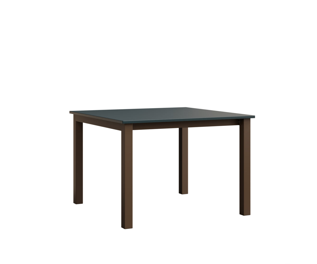 Berlin Gardens Berkley Expandable Table 42"x42" in Mesquite Wood Vein, MGP Berry top