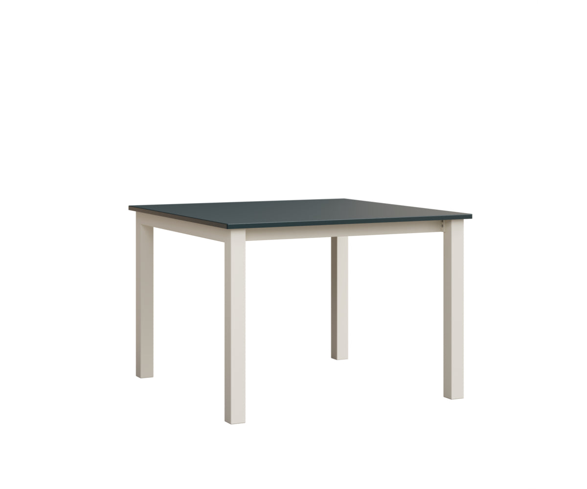 Berlin Gardens Berkley Expandable Table 42"x42" in White, MGP Berry top