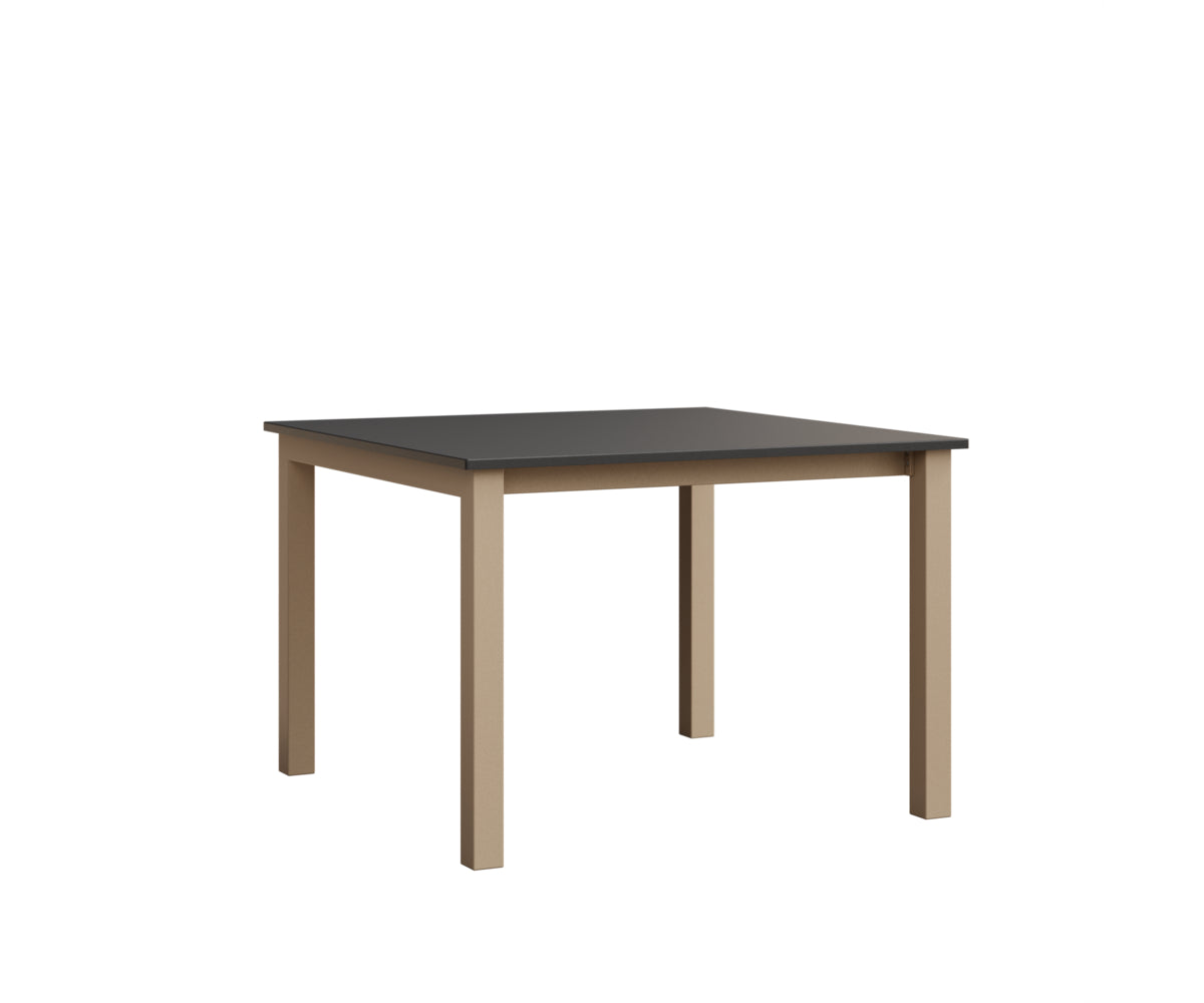 Berlin Gardens Berkley Expandable Table 42"x42" in Sahara Speckle, MGP Black top