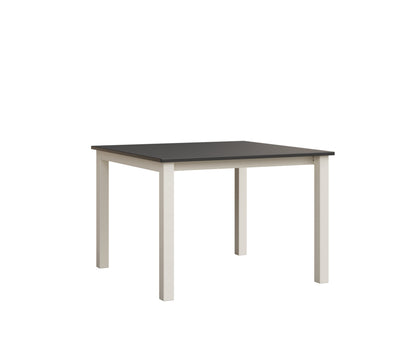 Berlin Gardens Berkley Expandable Table 42"x42" in White, MGP Black top