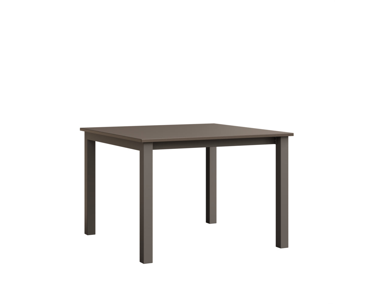 Berlin Gardens Berkley Expandable Table 42"x42" in Graphite, MGP Clay top