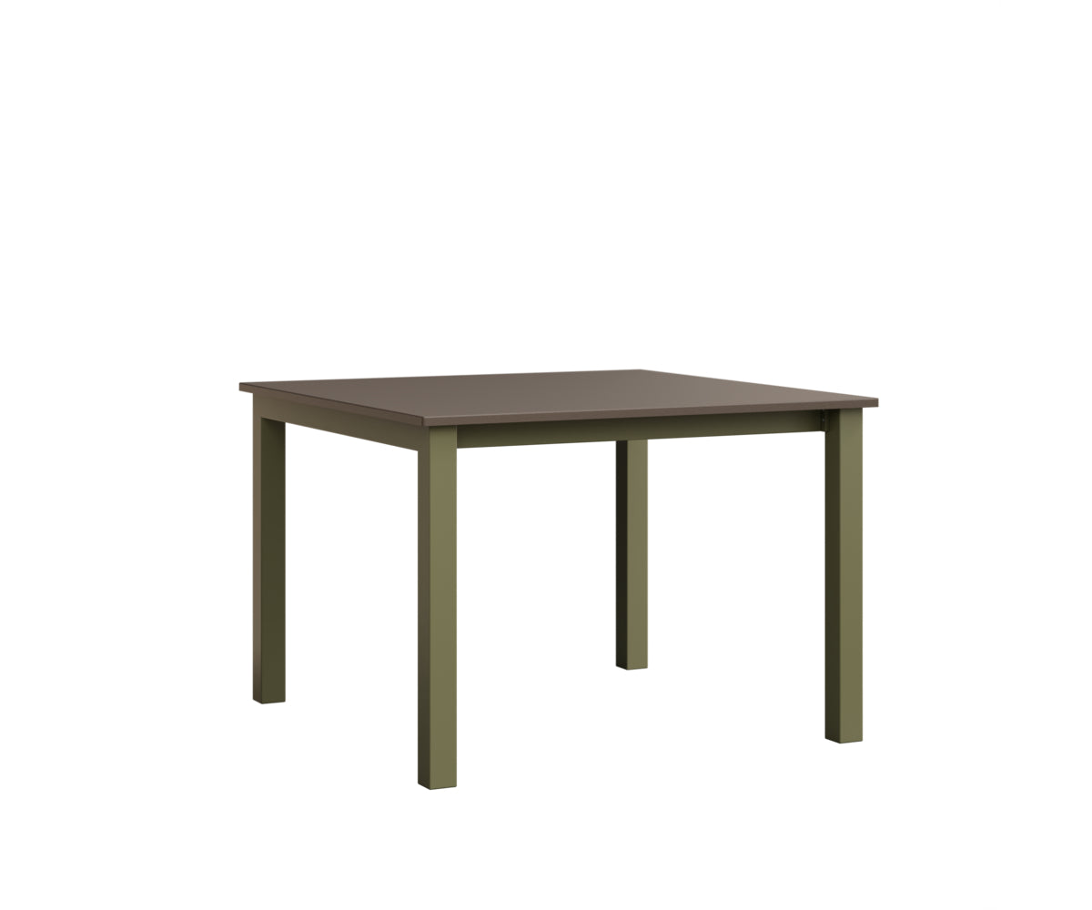 Berlin Gardens Berkley Expandable Table 42"x42" in Green Sage, MGP Clay top