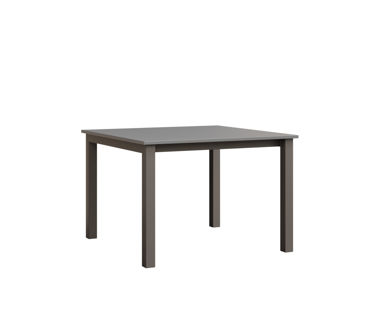 Berlin Gardens Berkley Expandable Table 42"x42" in Graphite, MGP Fog top
