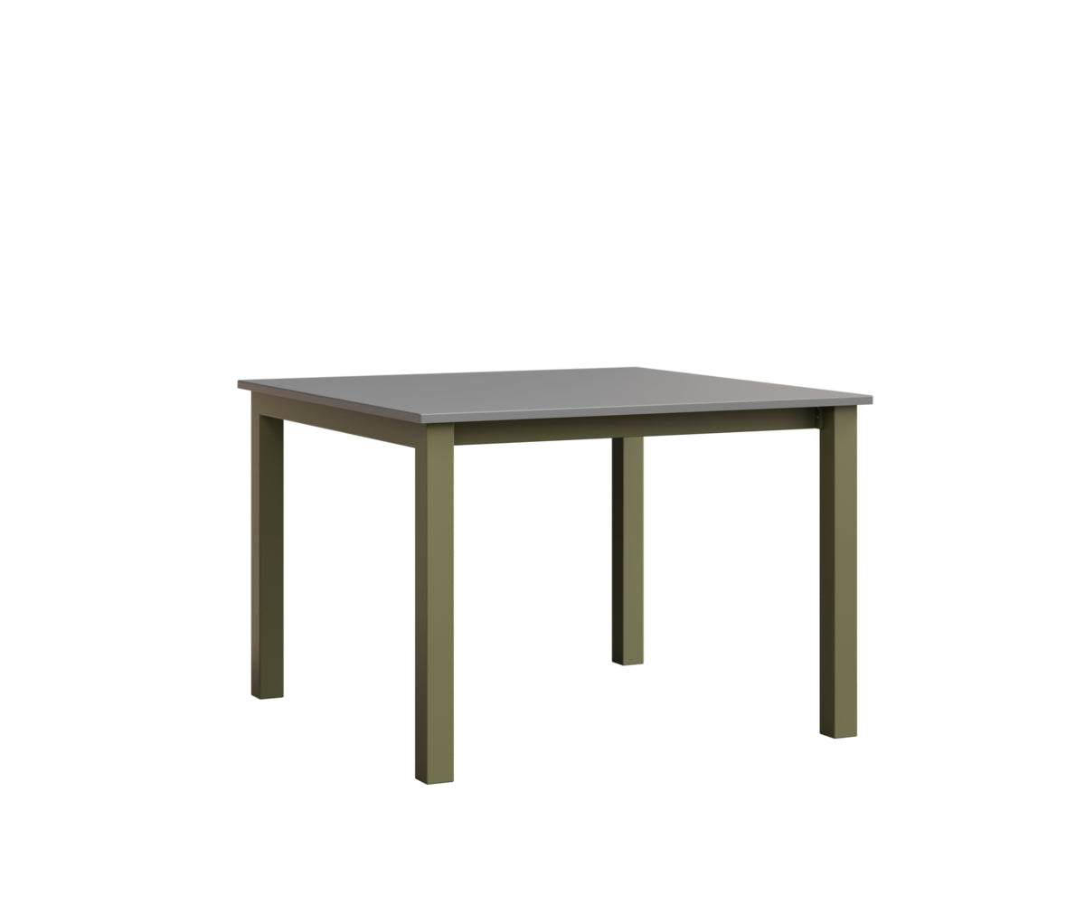 Berlin Gardens Berkley Expandable Table 42"x42" in Green Sage, MGP Fog top