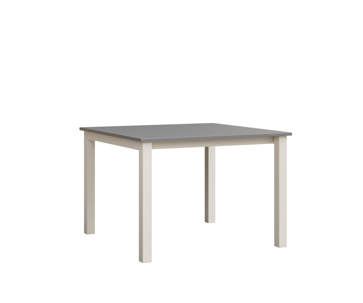 Berlin Gardens Berkley Expandable Table 42"x42" in White, MGP Fog top