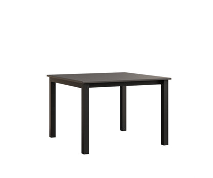 Berlin Gardens Berkley Expandable Table 42"x42" in Black, MGP Graphite top