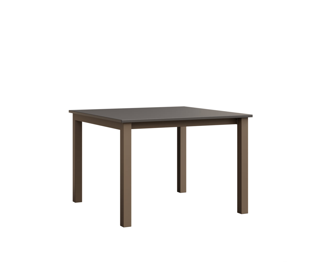 Berlin Gardens Berkley Expandable Table 42"x42" in Clay, MGP Graphite top