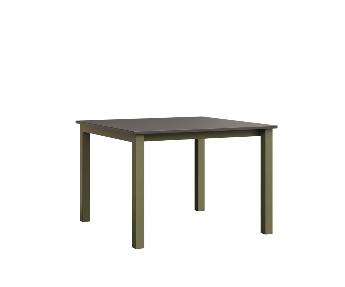 Berlin Gardens Berkley Expandable Table 42"x42" in Green Sage, MGP Graphite top