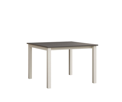 Berlin Gardens Berkley Expandable Table 42"x42" in White, MGP Graphite top