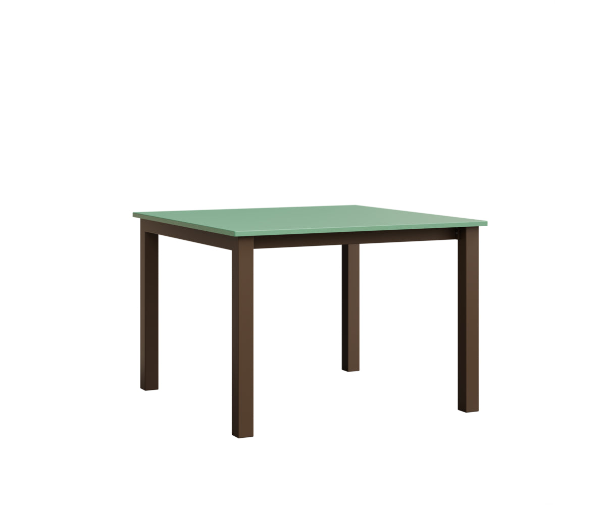 Berlin Gardens Berkley Expandable Table 42"x42" in Mesquite Wood Vein, MGP Mint top