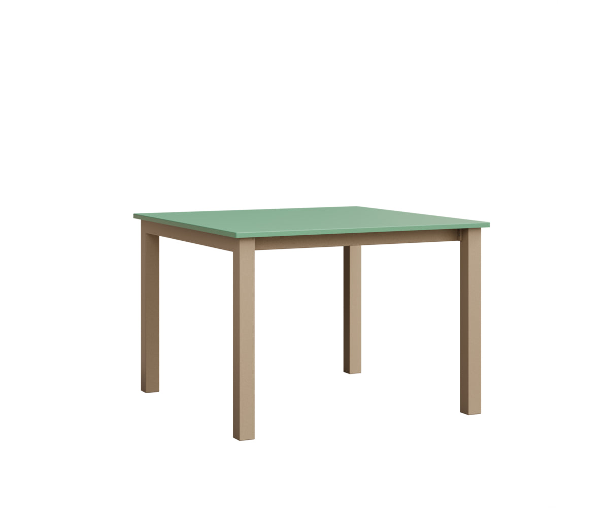 Berlin Gardens Berkley Expandable Table 42"x42" in Sahara Speckle, MGP Mint top