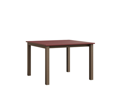 Berlin Gardens Berkley Expandable Table 42"x42" in Clay, MGP Red top
