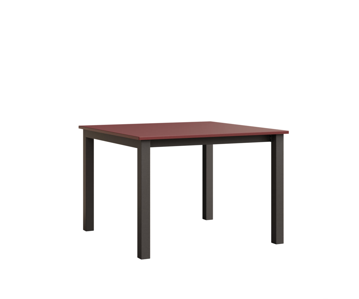 Berlin Gardens Berkley Expandable Table 42"x42" in Granite Speckle, MGP Red top