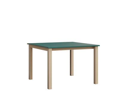 Berlin Gardens Berkley Expandable Table 42"x42" in Luna Multi, MGP Teal top
