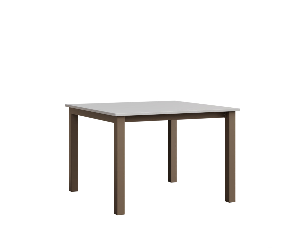 Berlin Gardens Berkley Expandable Table 42"x42" in Clay, MGP White top